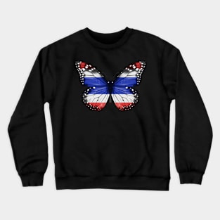 Thai Flag  Butterfly - Gift for Thai From Thailand Crewneck Sweatshirt